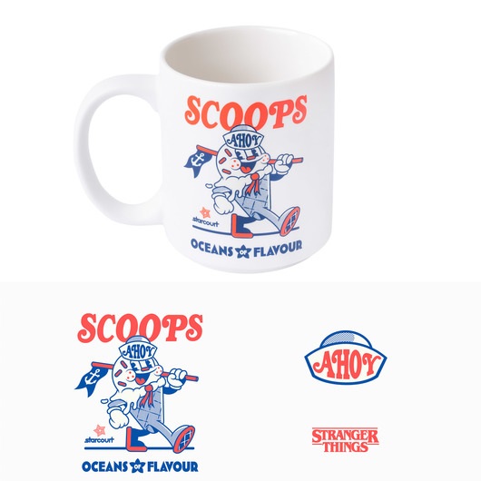 TAZA STRANGER THINGS SCOOPS AHOY