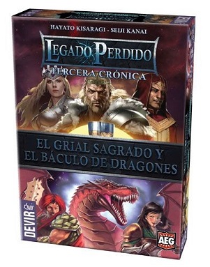 LEGADO PERDIDO, TERCERA CRONICA: EL GRIAL SAGRADO Y EL BACULO DE DRAGONES