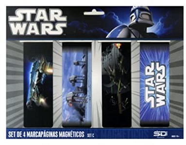 SET MARCAPAGINAS MAGNETICO STAR WARS SET C
