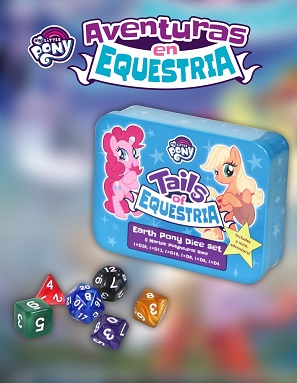 AVENTURAS EN EQUESTRIA: SET DE DADOS TERRESTRE