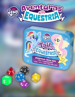 AVENTURAS EN EQUESTRIA: SET DE DADOS PEGASO