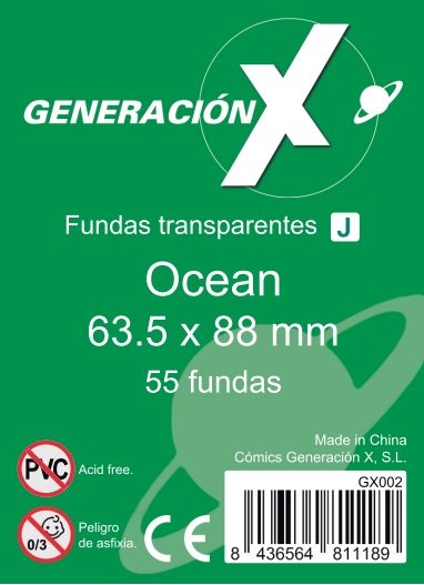 FUNDAS GENX OCEAN 63.5X88 MM (55)