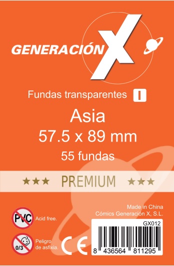 FUNDAS GENX ASIA PREMIUM 57.5X89 MM (55)