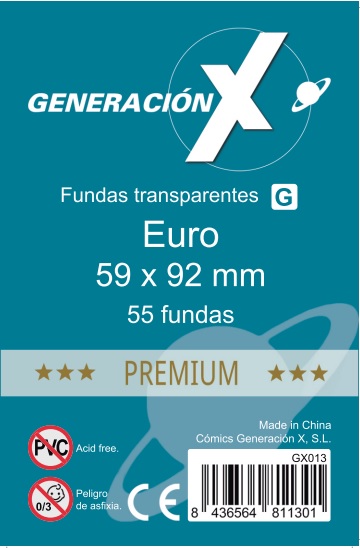 FUNDAS GENX EURO PREMIUM 59X92 MM (55)