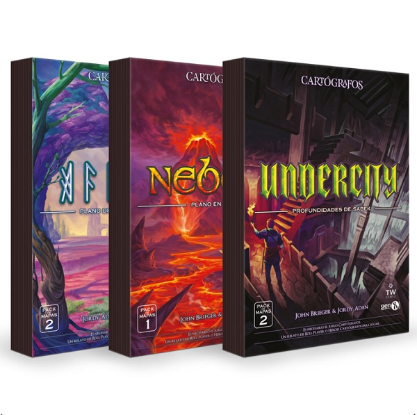 CARTOGRAFOS HEROES PACK EXPANSION DE MAPAS 1,2,3