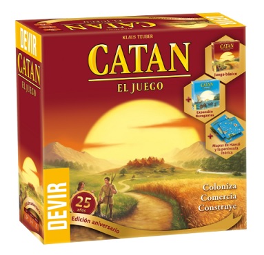 CATAN, EL JUEGO EDICION 25 ANIVERSARIO