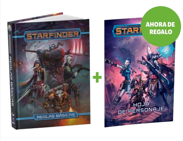 STARFINDER, REGLAS BASICAS + HOJAS DE PERSONAJE