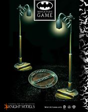 BATMAN, EL JUEGO DE MINITURAS: SEWER AND LAMP POST SET I