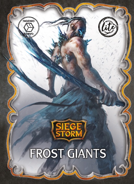 SIEGE STORM FROST GIANTS MAZO DE EXPANSIÓN