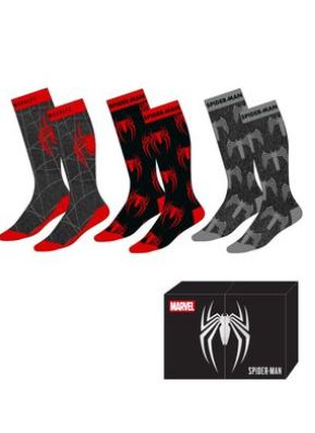 PACK 3 PARES CALCETINES MARVEL SPIDER-MAN