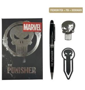 SET REGALO CON BOLI MARVEL THE PUNISHER