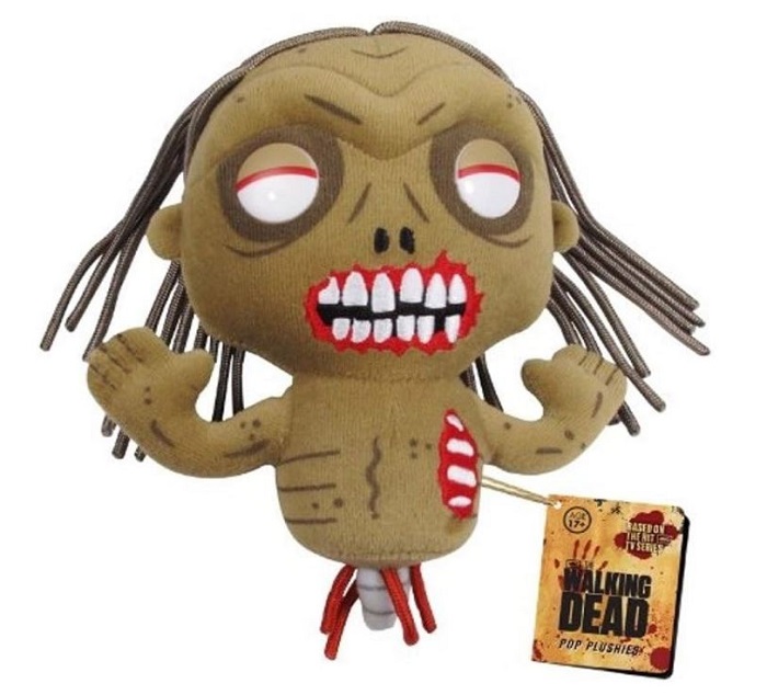 BICYCLE GIRL ZOMBIE PELUCHE 18 CM THE WALKING DEAD