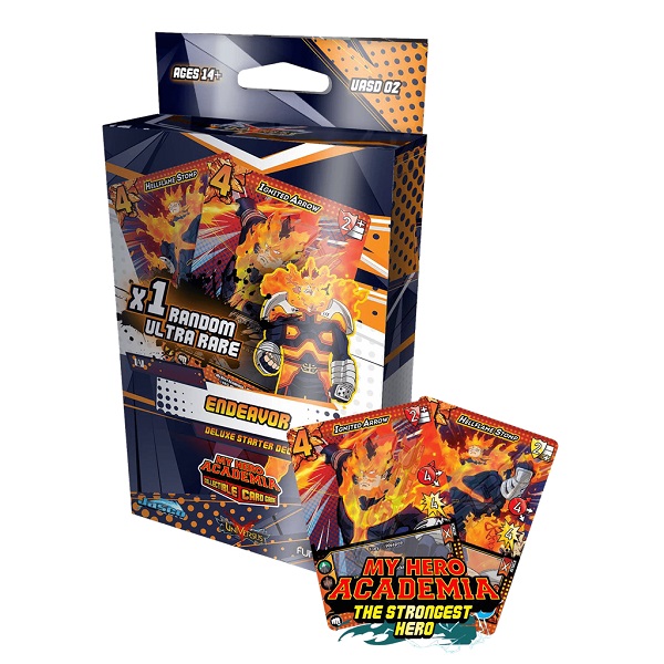 MY HERO ACADEMIA HEROES ENDEAVOR DELUXE STARTER DECK