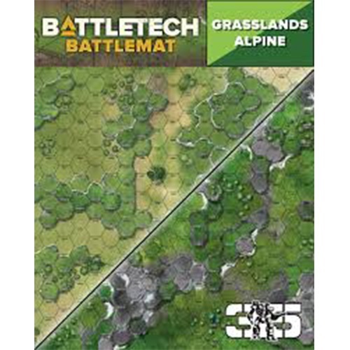 BATTLETECH NEOPRENE BATTLE MAP GRASSLANDS ALPINE