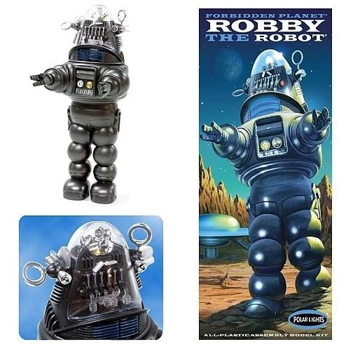 FIGURA FORBIDDEN PLANET ROBBY THE ROBOT + POLAR LIGHTS