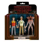 Will, Dustin, Demogorgon figuras acción Stranger Things