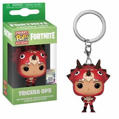 POCKET POP! KEYCHAIN TRICERA OPS - FORTNITE