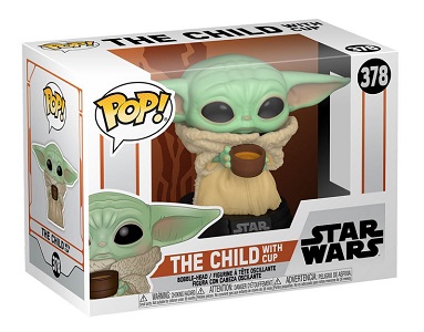 FUNKO POP! THE CHILD W/CUP - THE MANDALORIAN