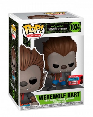 FUNKO POP! WEREWOLF BART FALL - THE SIMPSON CONVENTION 2020 LIMITED EDITION