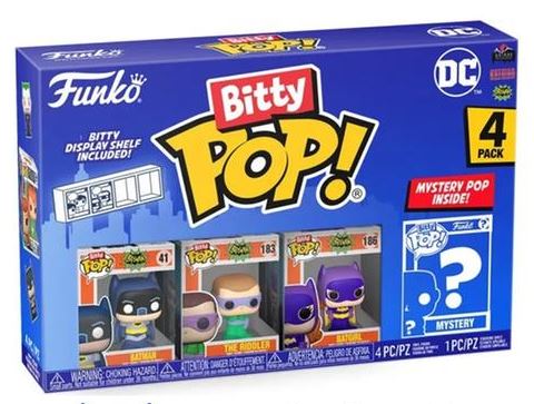 SET 1 MINI FIGURAS BITTY POP! DC CÓMICS