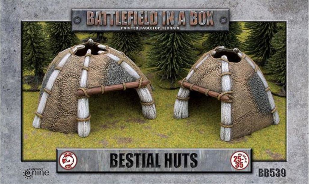 BATTLEFIELD IN A BOX: BESTIAL HUTS