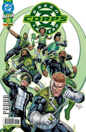 ALL IN GREEN LANTERN CORPS N.1