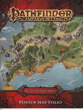 HELL'S VENGEANCE POSTER MAP FOLIO