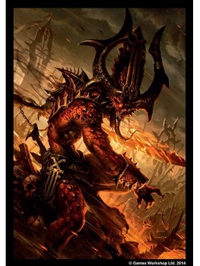 FUNDAS ILUSTRADAS FFG WARHAMMER 40K CHAOS DAEMONS