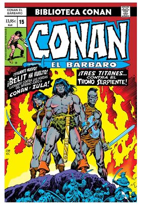 BIBLIOTECA CONAN. CONAN EL BARBARO 15