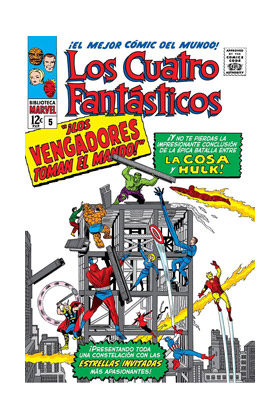 BIBLIOTECA MARVEL. LOS 4 FANTASTICOS 5