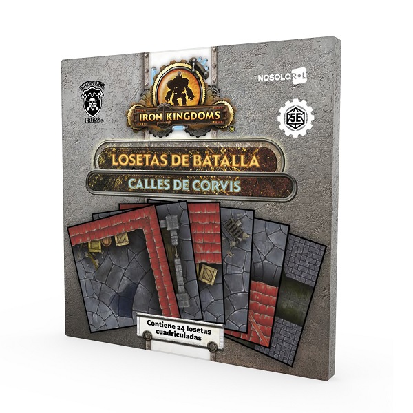 IRON KINGDOMS LOSETAS CALLES DE CORVIS