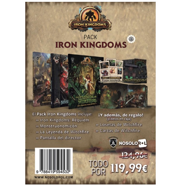 IRON KINGDOMS PACK COMPLETO