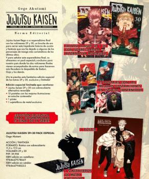 JUJUTSU KAISEN 29+30 PACK ESPECIAL