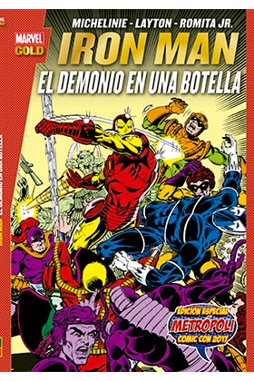 IRON MAN: EL DEMONIO EN UNA BOTELLA (MARVEL GOLD)