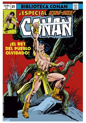 BIBLIOTECA CONAN. CONAN EL BARBARO 21  1981