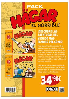 PACK HAGAR EL HORRIBLE 1 Y 2 (CONTIENE 1973-1974 Y 1974-1975)
