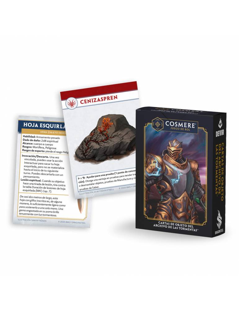 ARCHIVO DE LAS TORMENTAS CARTAS DE OBJETO