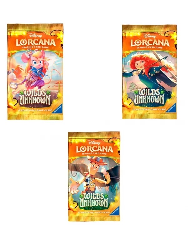 DISNEY LORCANA WILDS UNKNOWN BOOSTER